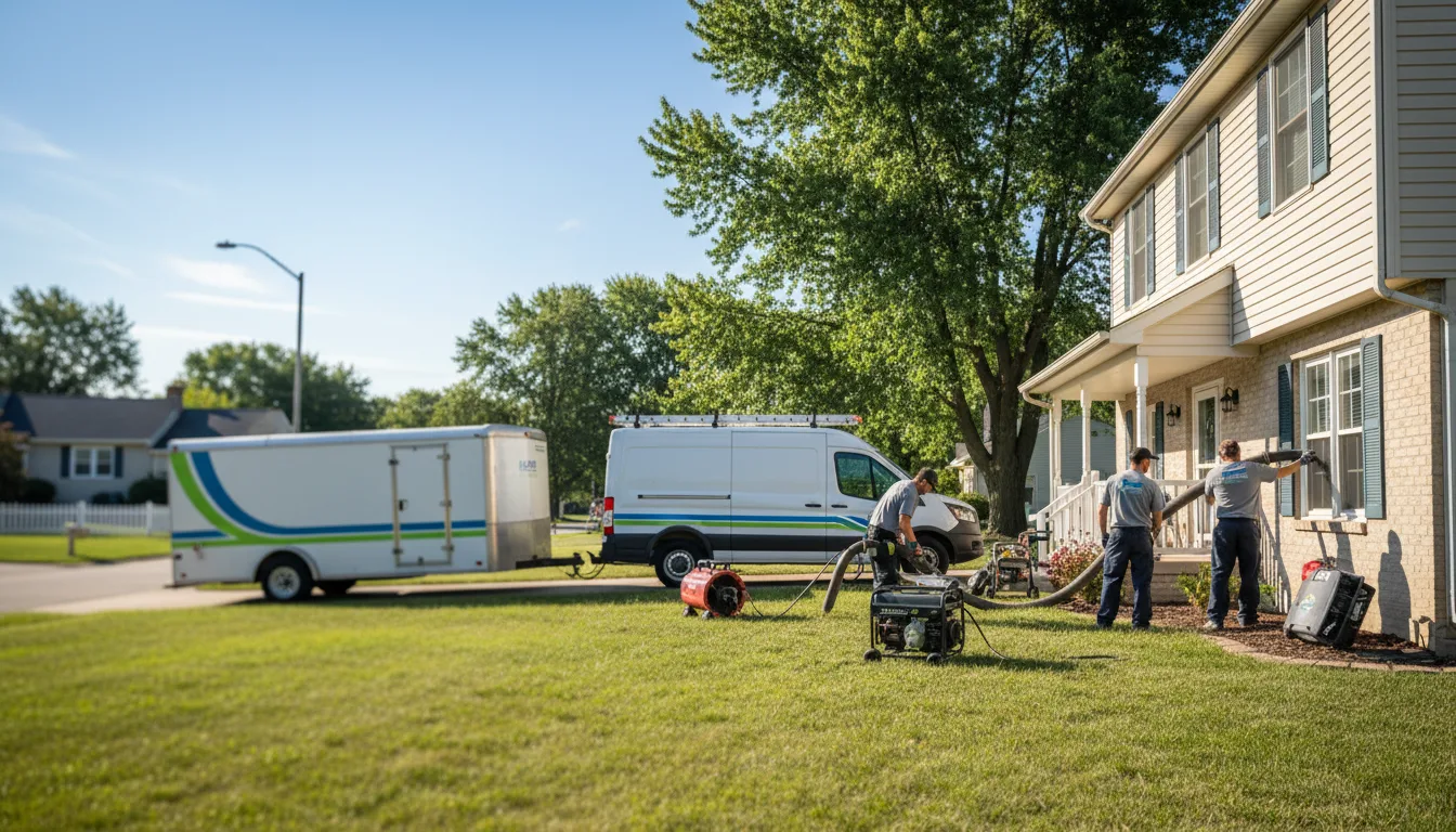 Flooded Basement Restoration And Cleanup With Repair in Magnolia, IL near me